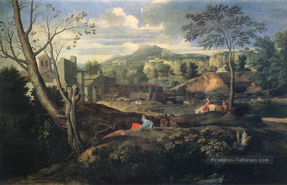Idéal Paysage classique Nicolas Poussin Peintures à l'huile